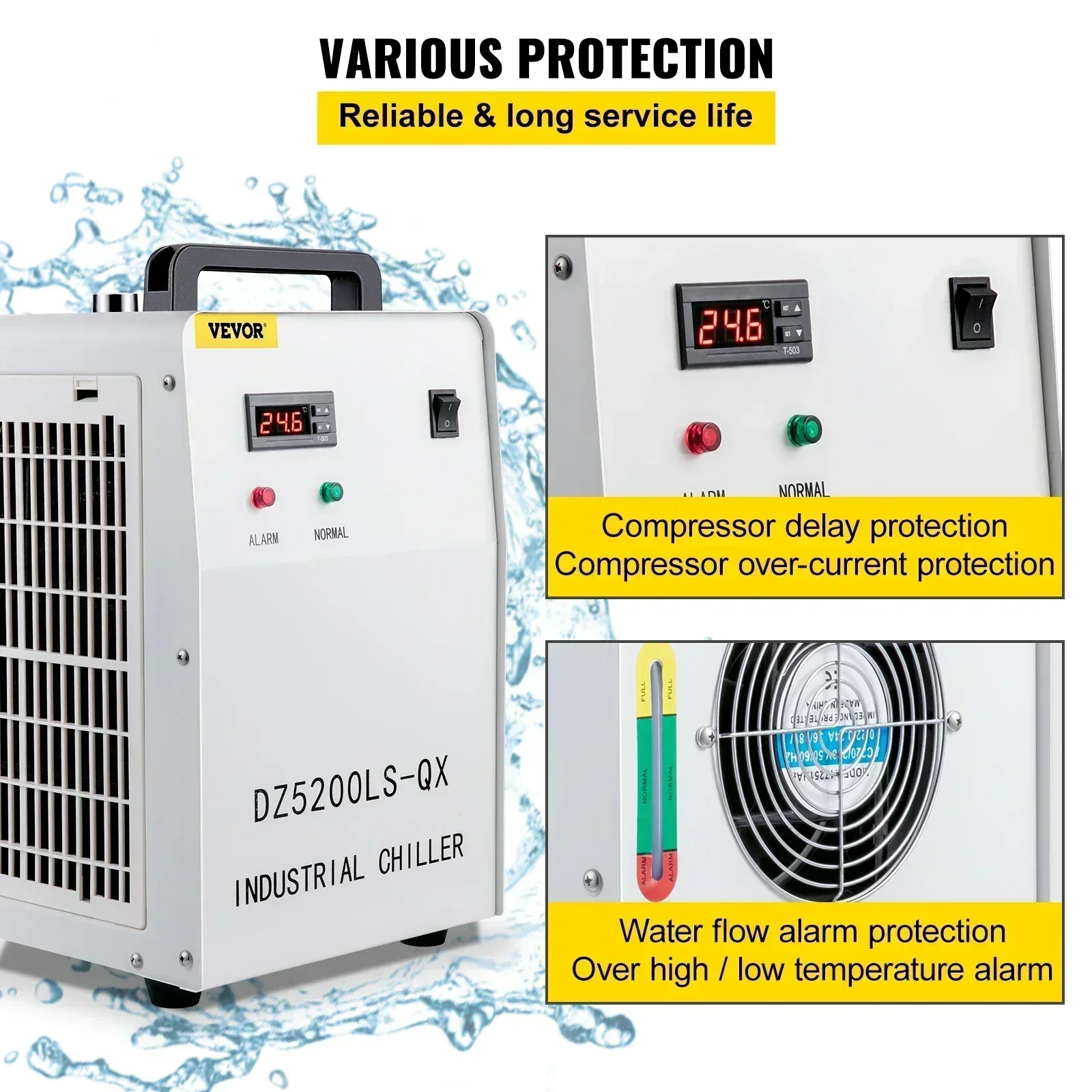산업용 냉각수 냉각기 SIHAO CW3000, CW50 - Laser Industrial Chiller 리뷰 및 가격