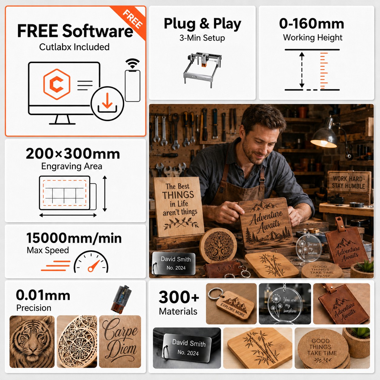 카버럴 K15 프로 레이저 조각기 7W 12W 에어 어 - Laser Marking Machine 리뷰 및 가격